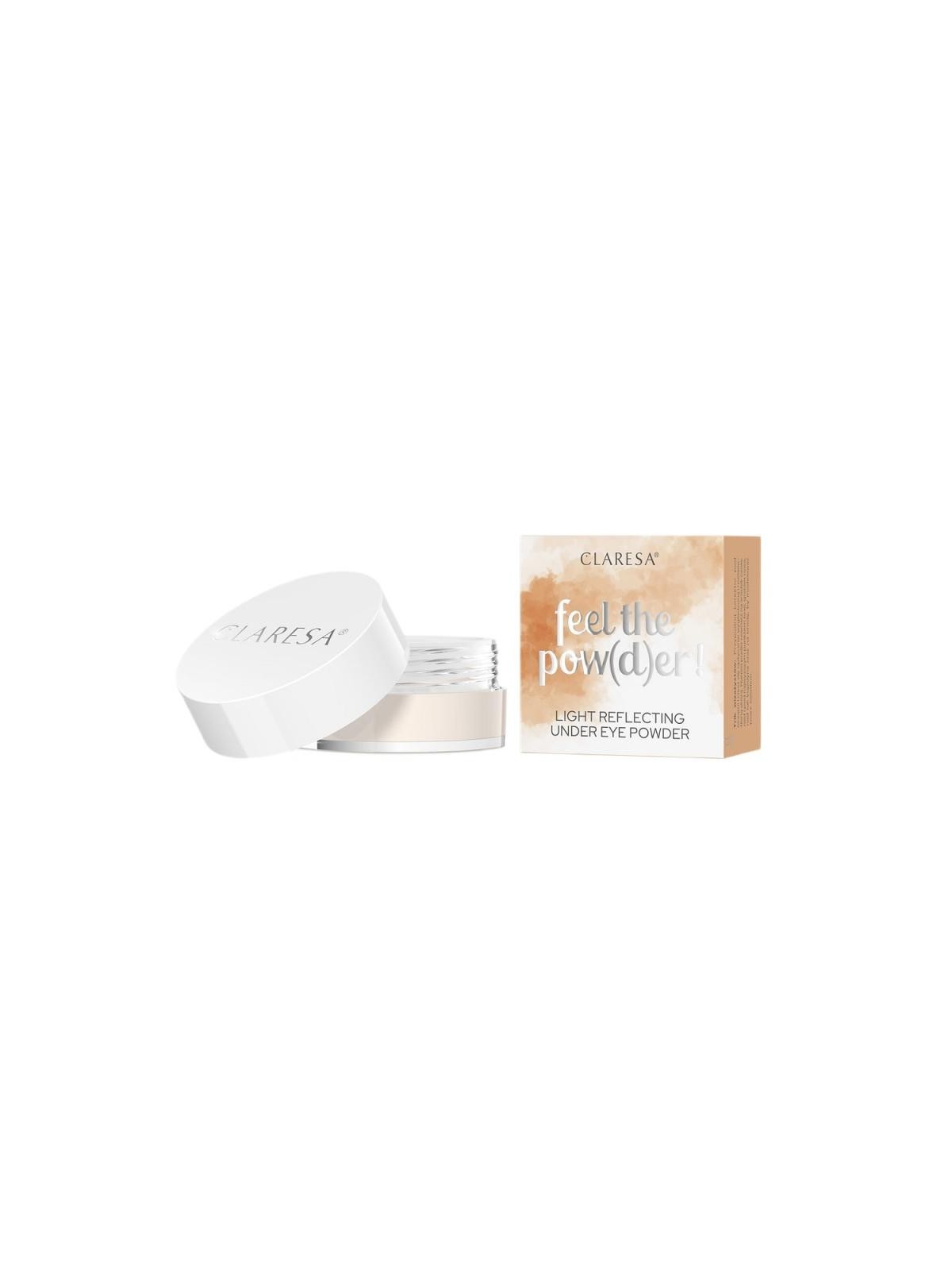 Claresa feel the powder cipria illuminante in polvere libera 02 beige 6 g