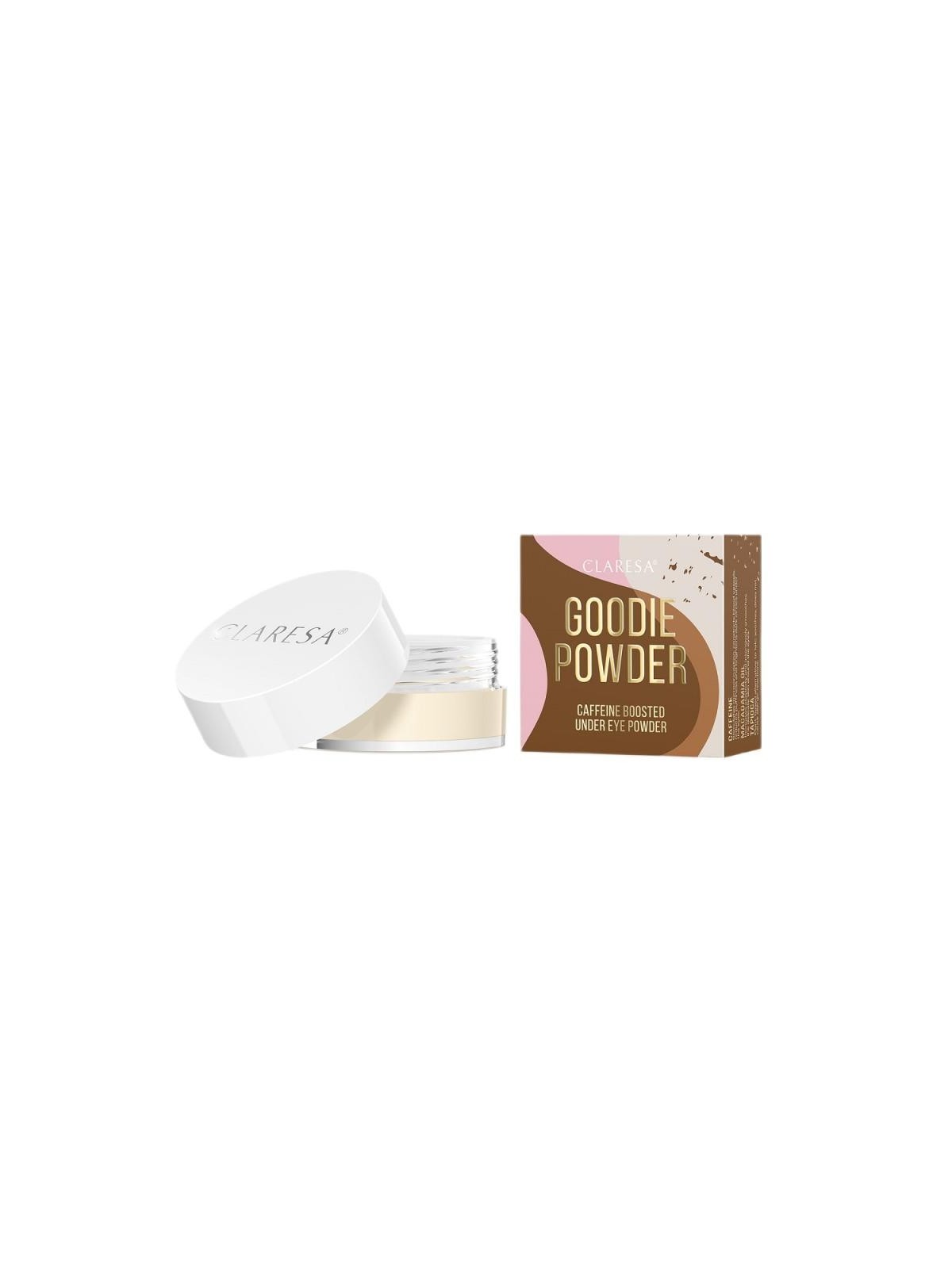 Claresa goodie powder cipria lisciante in polvere libera con finitura opaca con caffeina 6 g