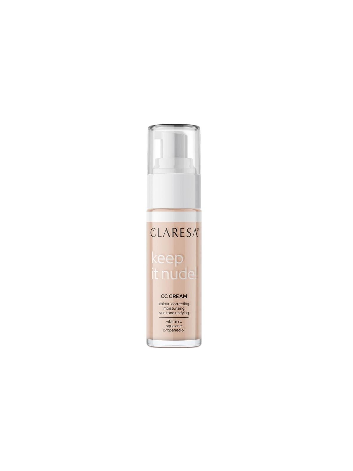 Claresa keep in nude cc cream 102 caldo medio 33 g