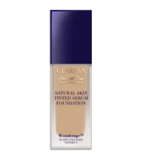 Claresa natural skin tinted serum foundation, fondotinta-siero dal finish naturale 2wo medium olive 32 ml