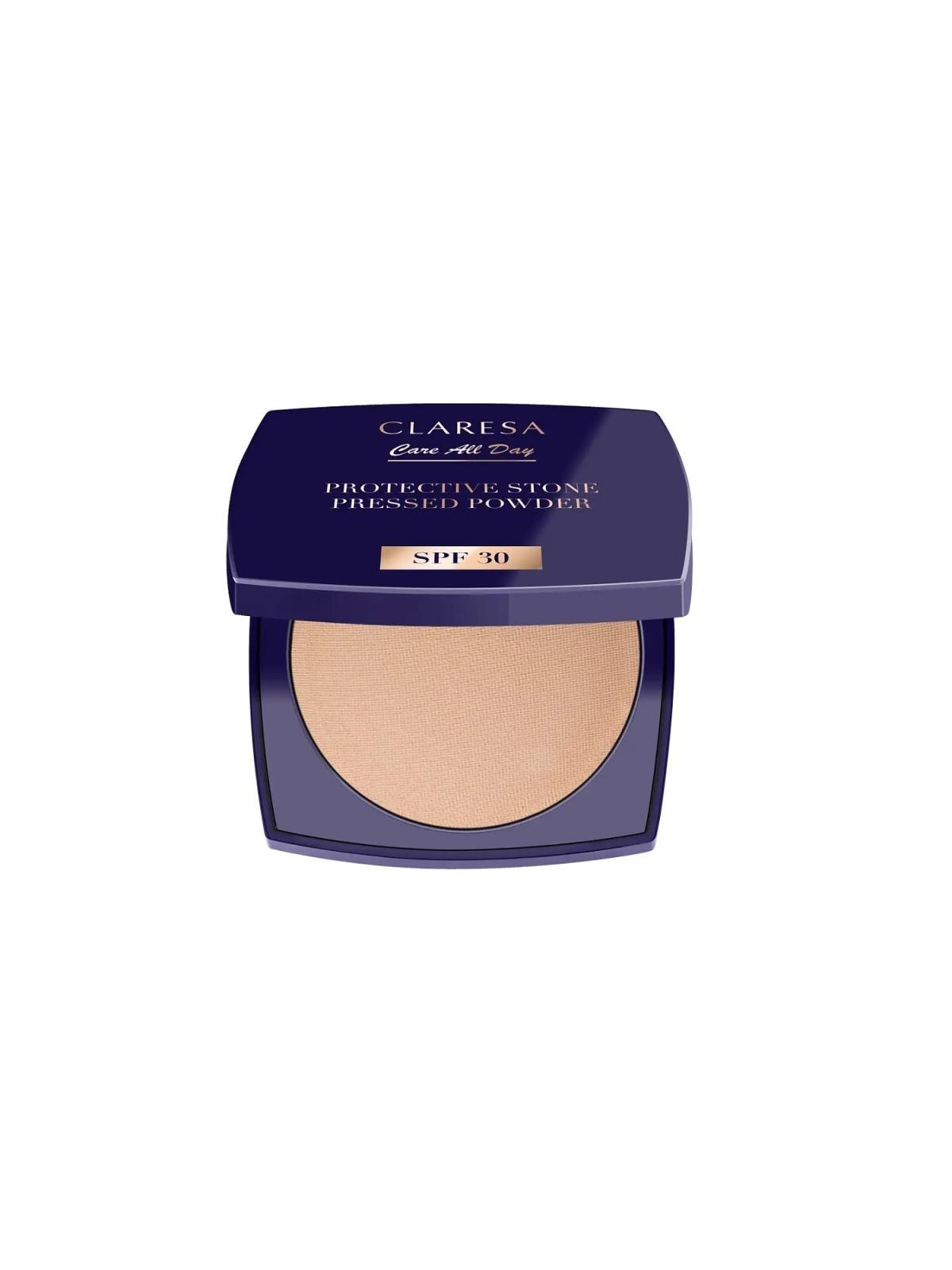 Claresa cipria fissante in polvere pressata protective stone con spf30 universale 10 g