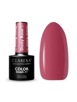 Claresa smalto ibrido soak off uv/led dusty rose 005 5 g