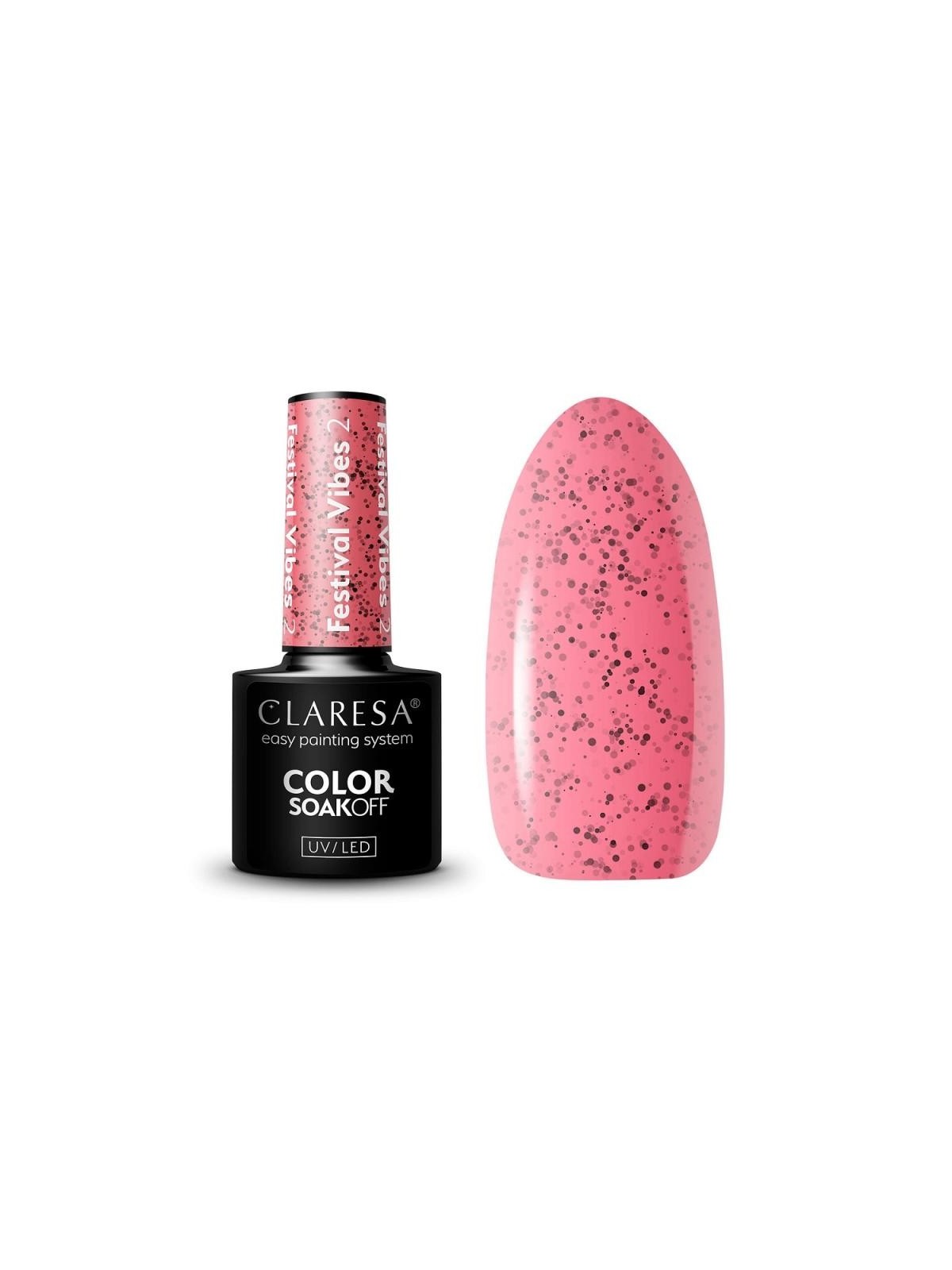 Claresa smalto ibrido soak off uv/led festival vibes 002 5 g