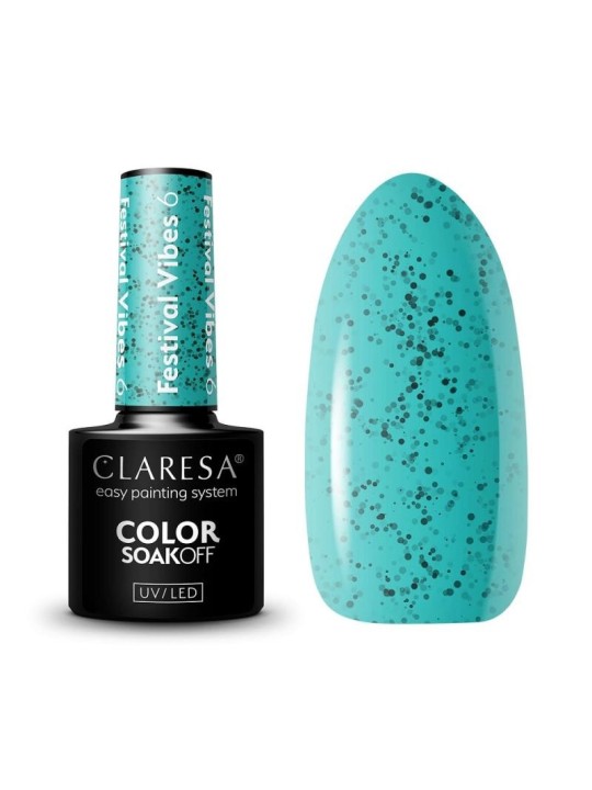 Claresa smalto ibrido soak off uv/led festival vibes 006 5 g