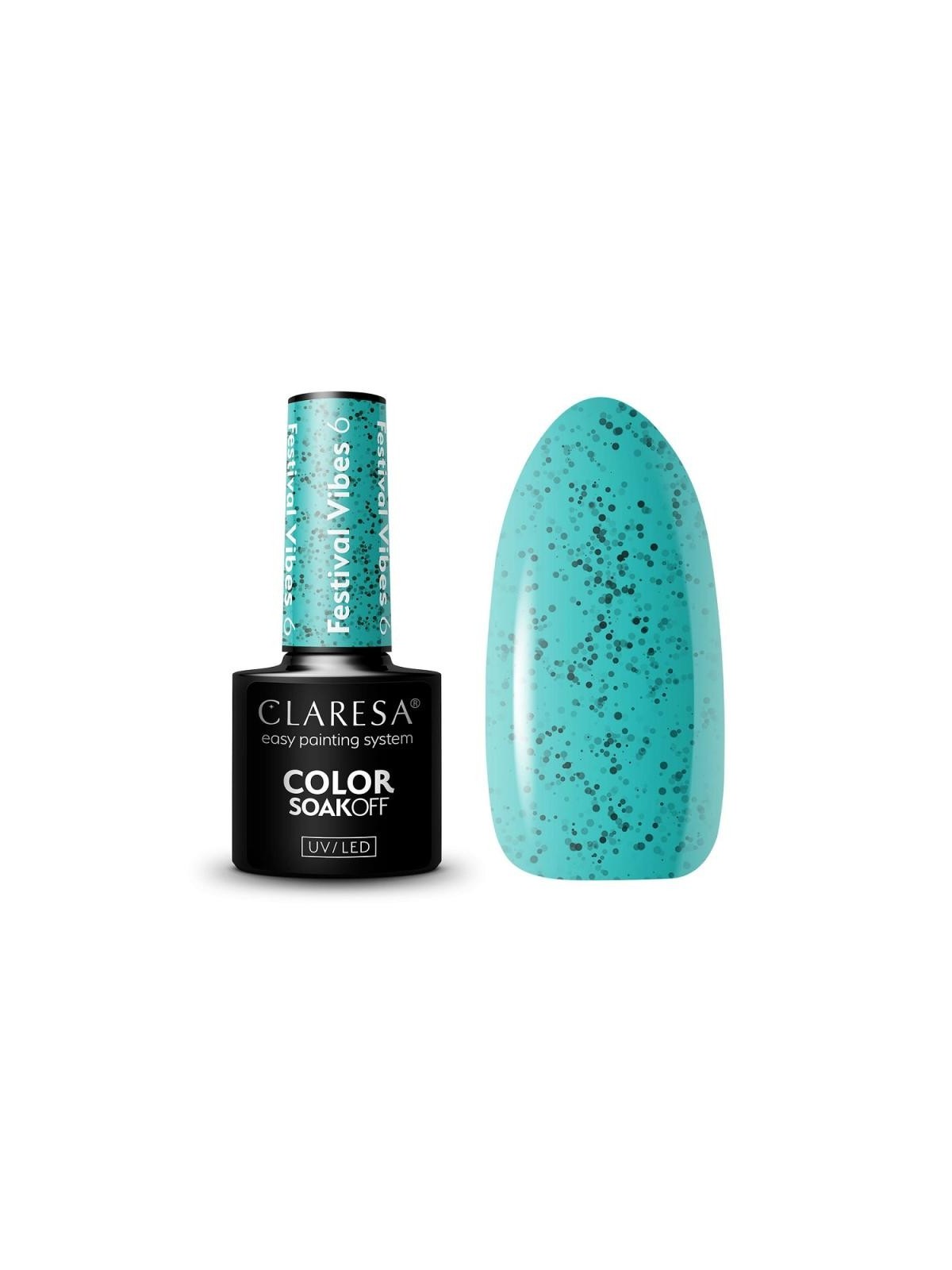 Claresa smalto ibrido soak off uv/led festival vibes 006 5 g