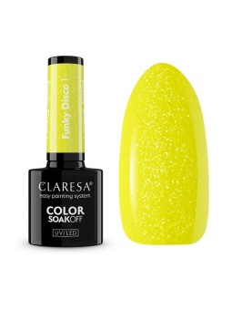 Claresa vernice ibrida soak off uv/led funky disco 1,5 g