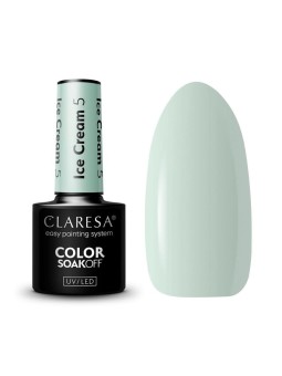 Claresa smalto ibrido soak off uv/led ice cream 05 5g