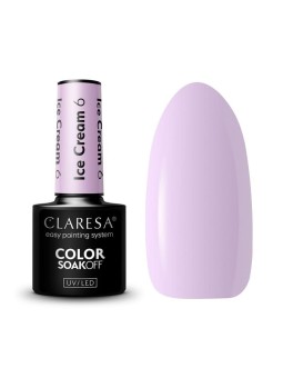 Claresa smalto ibrido soak off uv/led ice cream 06 5g