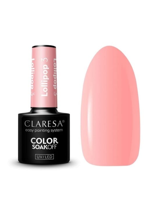 Claresa smalto ibrido soak off uv/led lollipop 03 5g