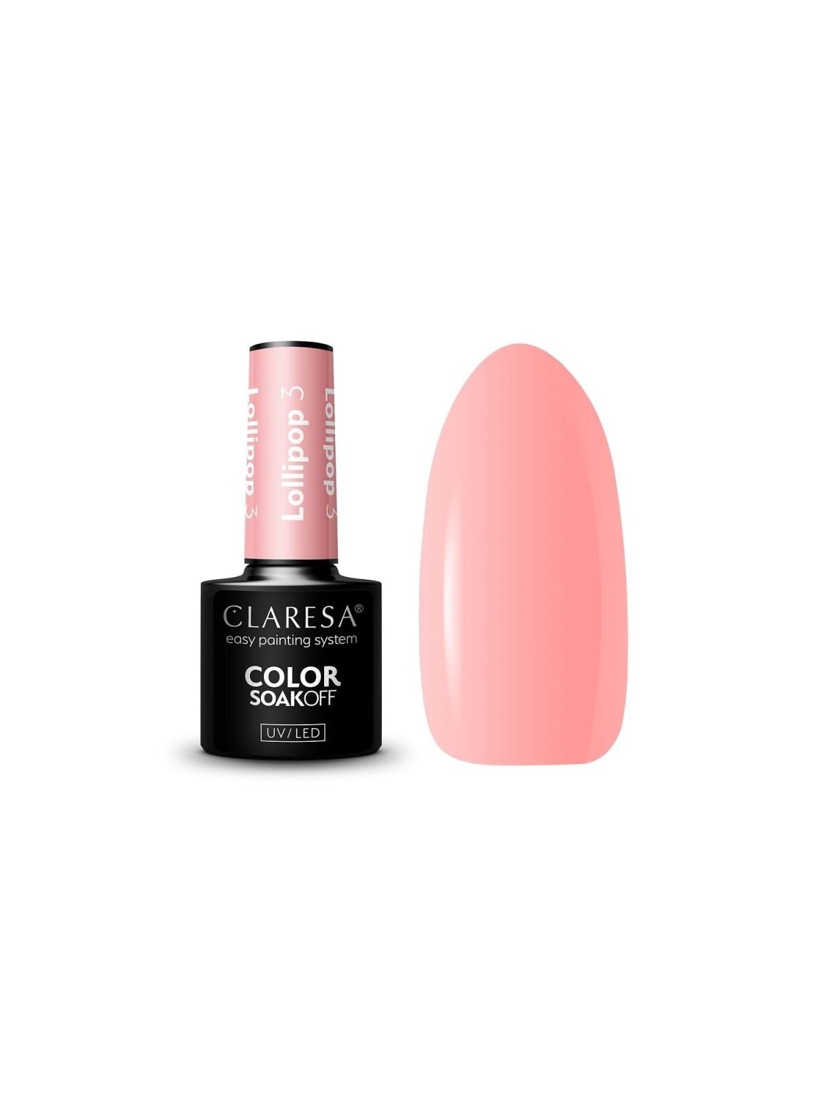 Claresa smalto ibrido soak off uv/led lollipop 03 5g