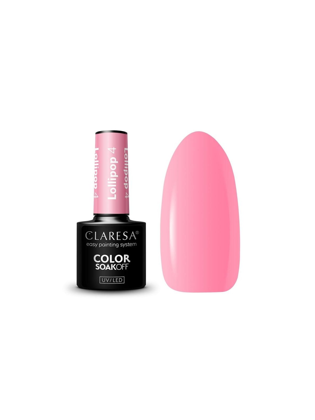 Claresa smalto ibrido soak off uv/led lollipop 04 5g