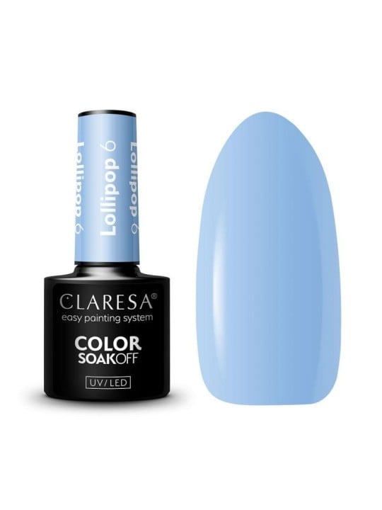 Claresa smalto ibrido soak off uv/led lollipop 06 5g