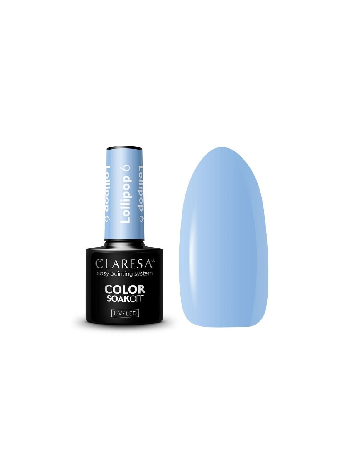 Claresa smalto ibrido soak off uv/led lollipop 06 5g