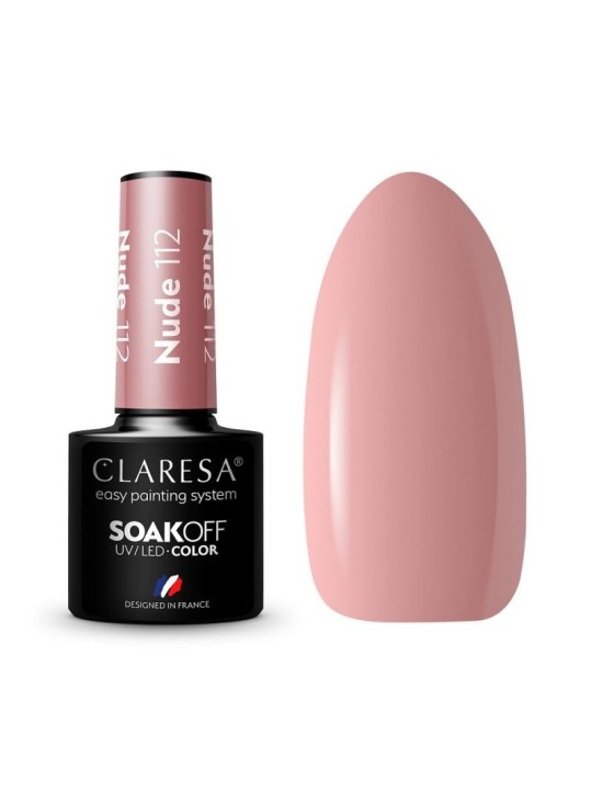 Claresa smalto ibrido soak off uv/led nude 112 5g