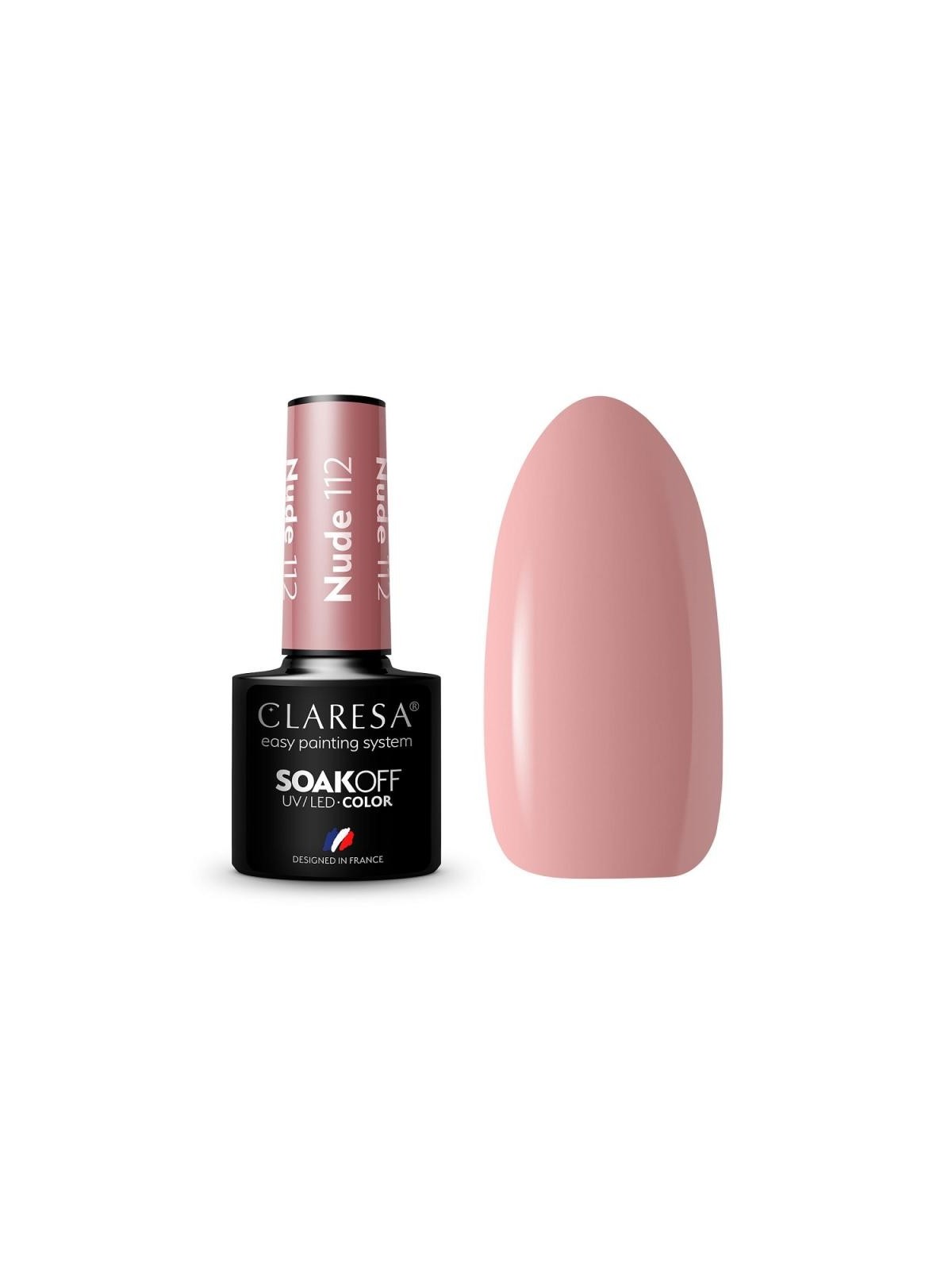 Claresa smalto ibrido soak off uv/led nude 112 5g