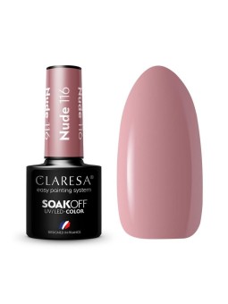 Claresa smalto ibrido soak off uv/led nude 116 5g