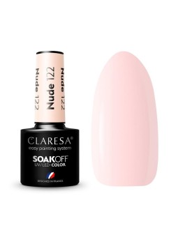 Claresa smalto ibrido soak off uv/led nude 122 5g