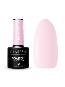 Claresa smalto ibrido soak off uv/led rosa 504 5g