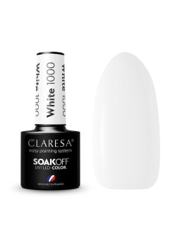Claresa vernice ibrida soak off uv/led 1000 bianco 5 g
