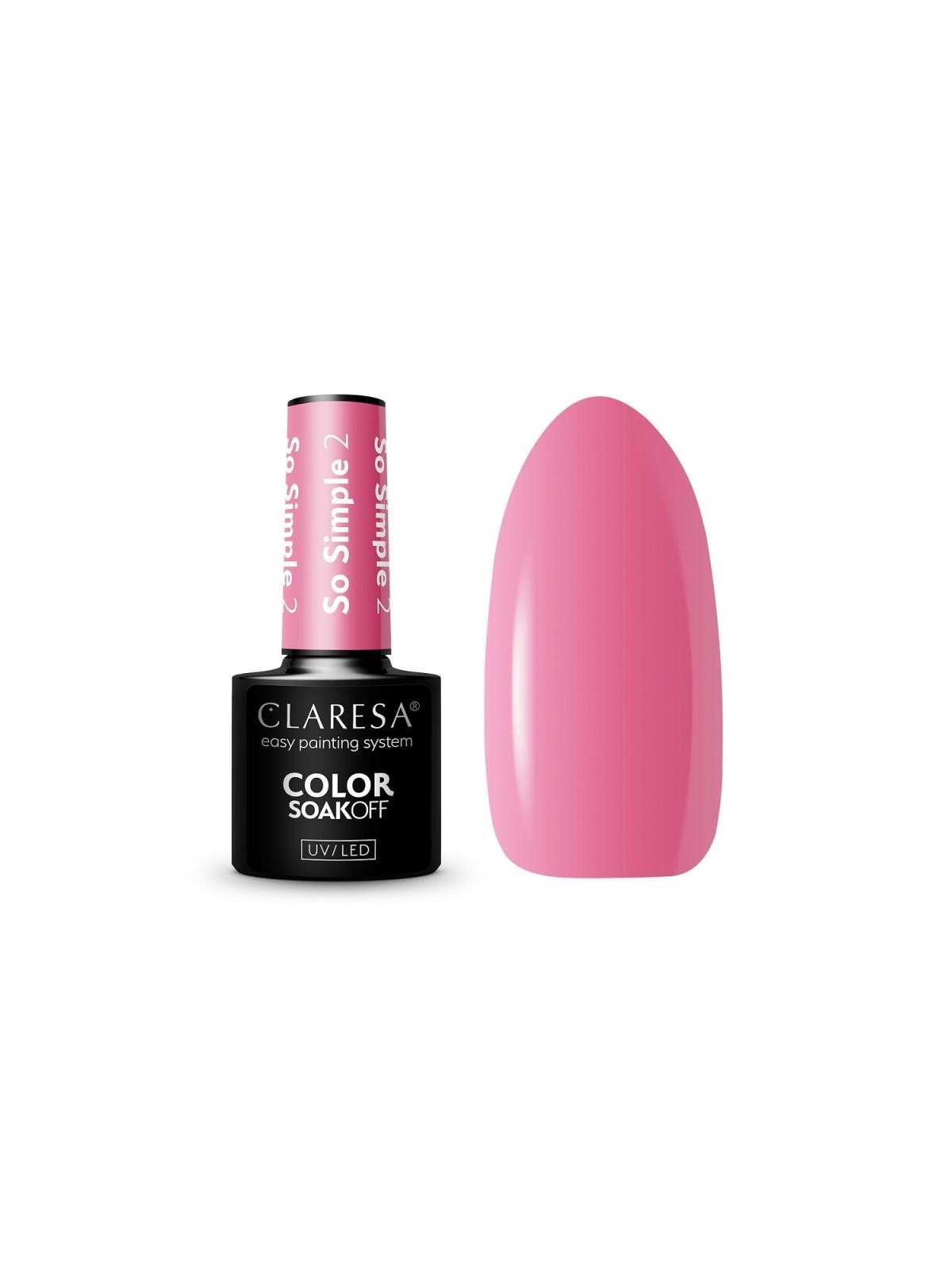 Claresa smalto ibrido soak off uv/led 2 so simple 5g