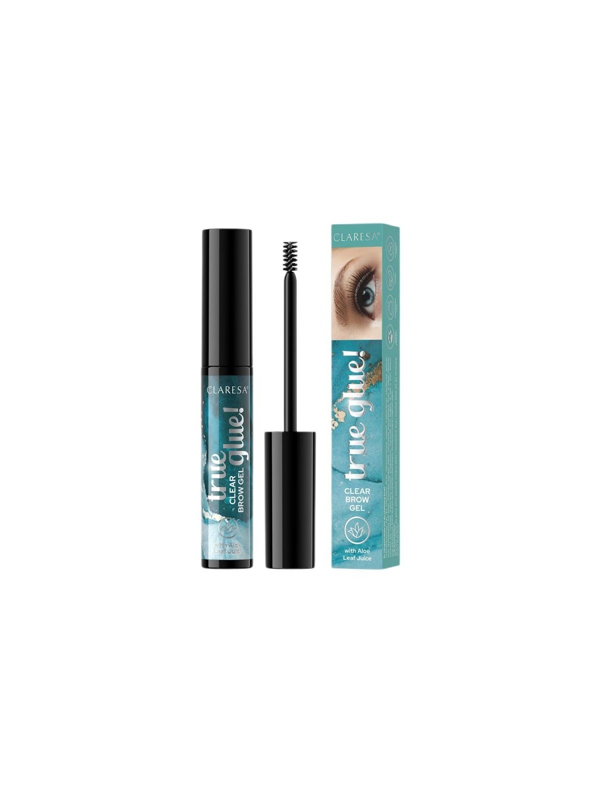 Claresa gel per sopracciglia trasparente true glue 8 g