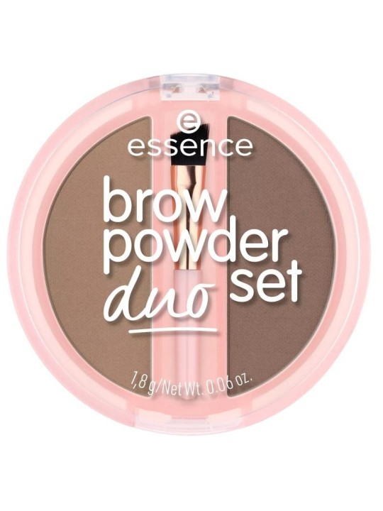 Essence brow powder duo set polvere per sopracciglia 01 light 1,8 g