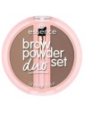 Essence brow powder duo set polvere per sopracciglia 01 light 1,8 g