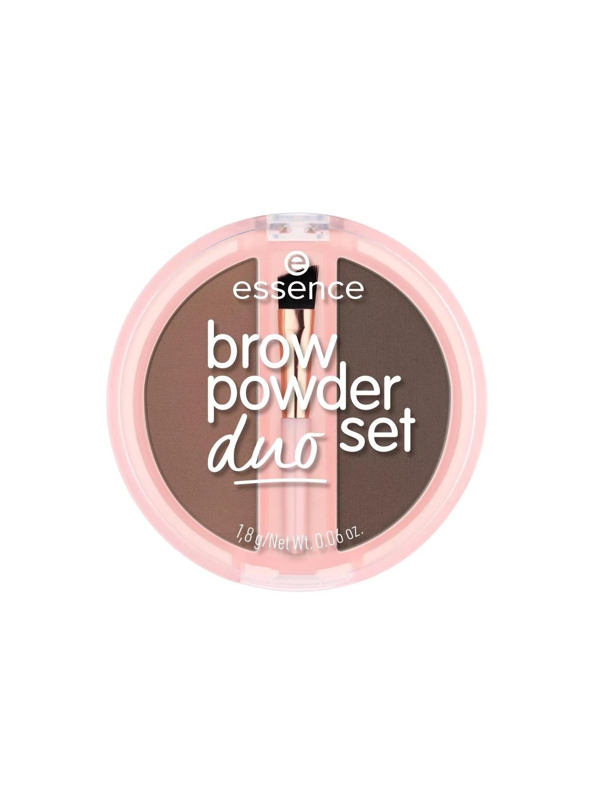 Essence brow powder duo set polvere per sopracciglia 02 media 1,8 g