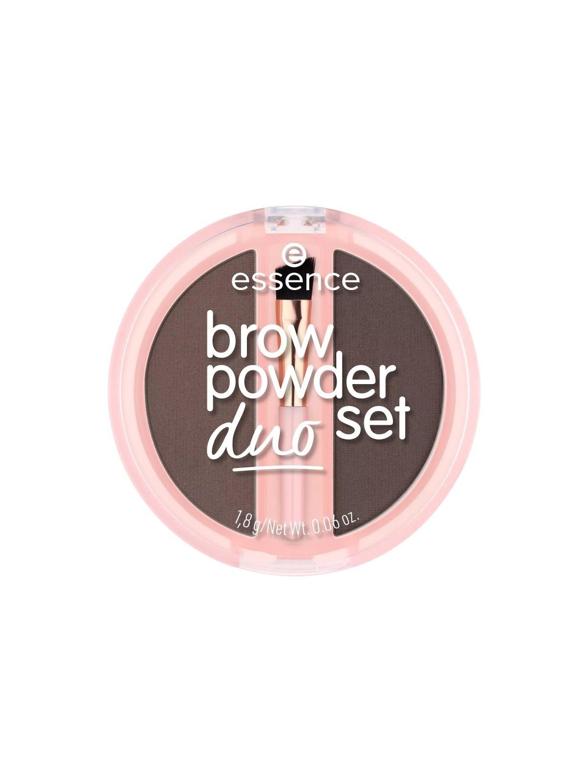 Essence brow powder duo set polvere per sopracciglia 03 dark 1,8 g