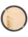Eveline art make-up anti-shine complex cipria compatta in polvere minerale opacizzante con seta 30 avorio 14g
