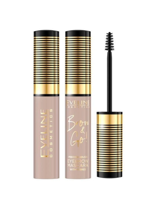 Eveline mascara per sopracciglia brow and go! 05 6 ml