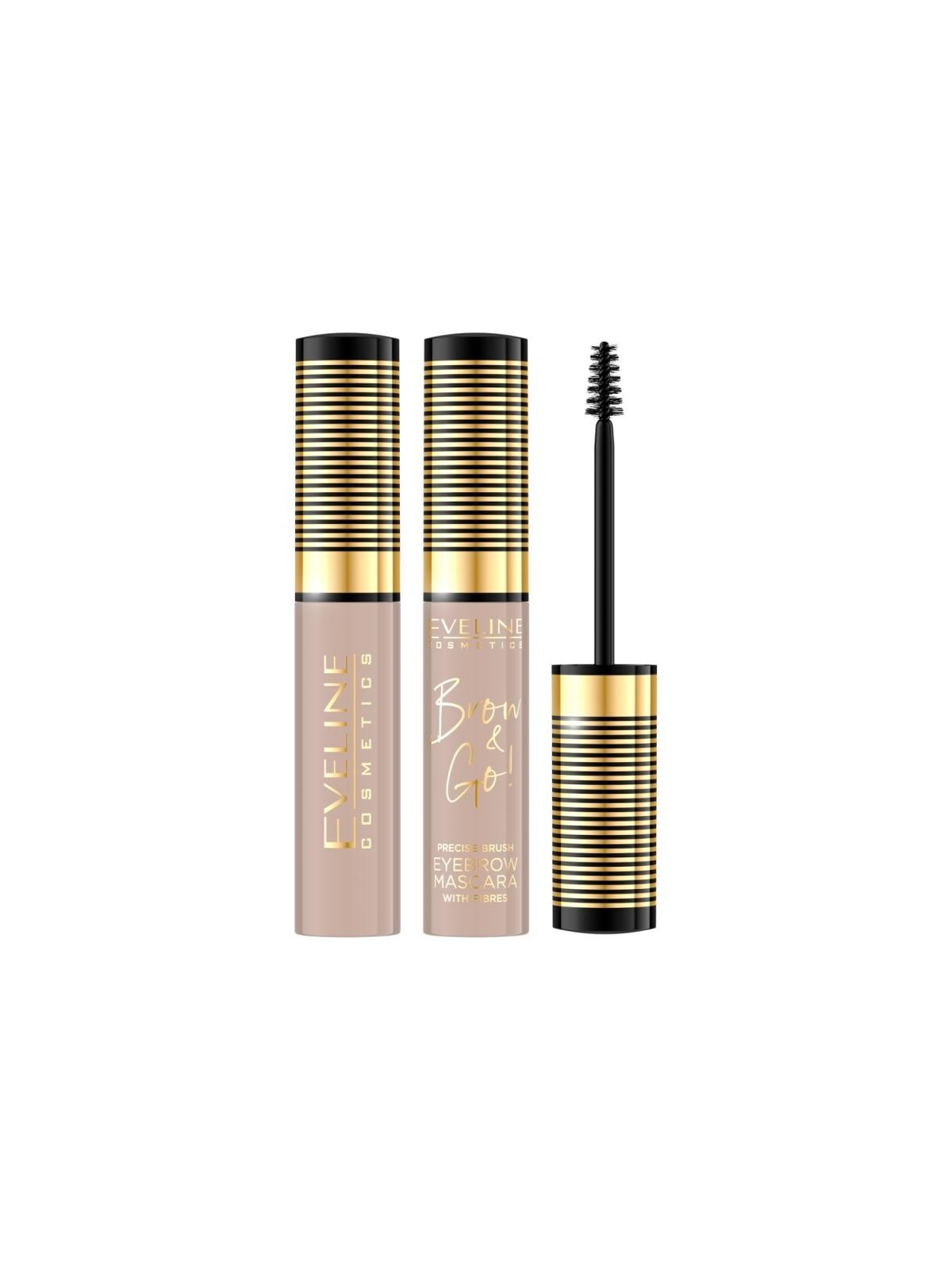Eveline mascara per sopracciglia brow and go! 05 6 ml