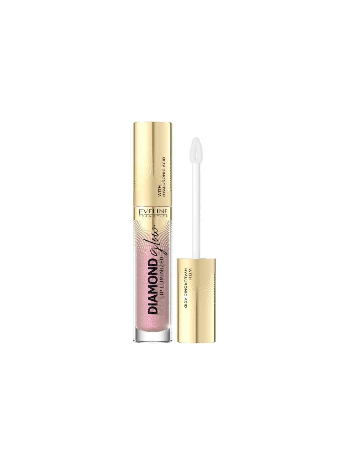 Eveline lucidalabbra diamond glow lip luminizer con acido ialuronico 08 4ml