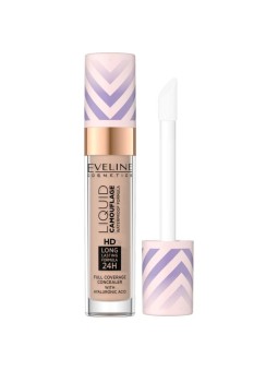Eveline correttore liquid camouflage hd waterproof all'acido ialuronico 06 7,5 ml