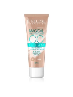 Eveline fondotinta multifunzione cc cream spf15 magical colour correction 53 beige 30 ml