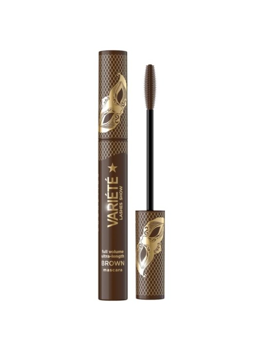 Eveline variete lashes show mascara ispessente e allungante marrone 10 ml