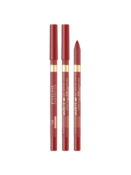 Eveline variete gel eyeliner rosso classico