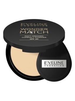 Eveline wonder match cipria compatta opaca spf30 02 8g