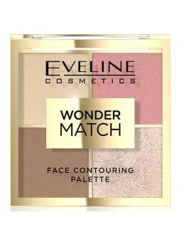 Eveline palette per il contorno del viso wonder match 02 10 g