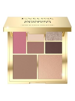 Eveline palette per il trucco degli occhi e il contouring del viso wonder match da 12 g