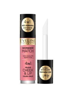 Eveline wonder match blush e rossetto liquido 03 4,5 ml