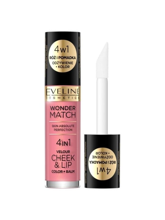 Eveline wonder match blush e rossetto liquido 03 4,5 ml