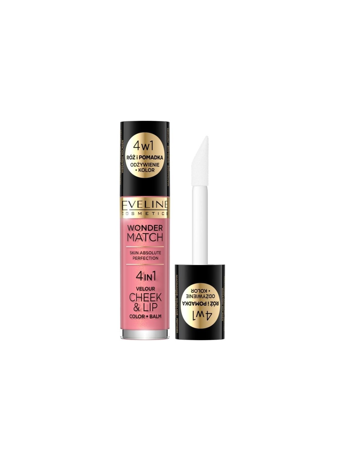 Eveline wonder match blush e rossetto liquido 03 4,5 ml