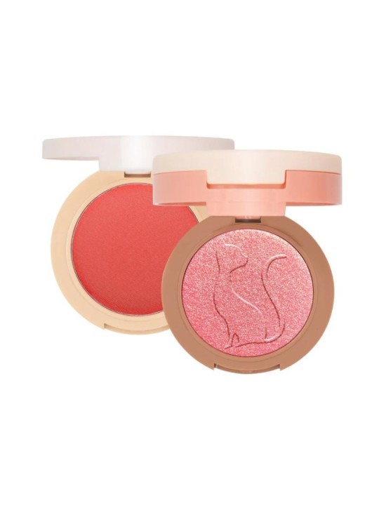 J.cat beauty 2 in 1 piece of cake blush + illuminante blush e illuminante 105 one in a melon! 12,1 g