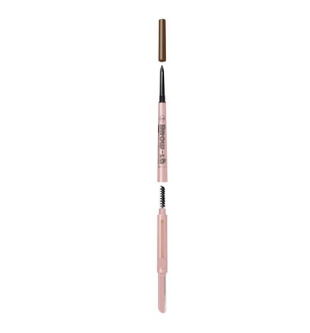J.cat beauty brow-la 3 in 1 matita per sopracciglia modellante e mappante 3 in 1 103 marrone freddo medio 0,08 g