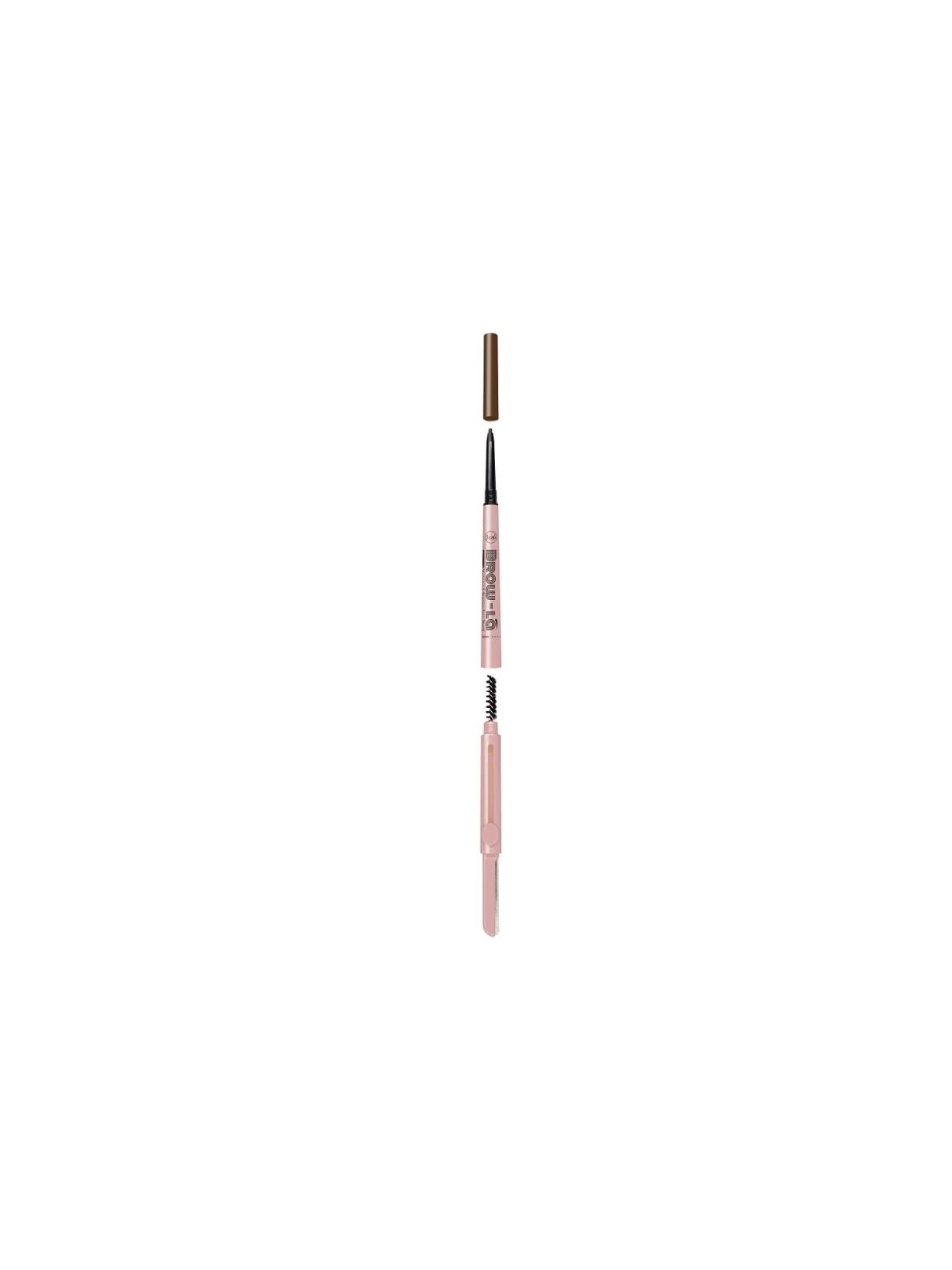 J.cat beauty brow-la 3 in 1 matita per sopracciglia modellante e mappante 3 in 1 103 marrone freddo medio 0,08 g
