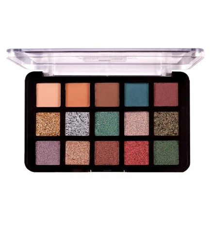 J.cat beauty dia & noche tri-element 15 eyeshadow palette palette ombretti 102 noche 16g
