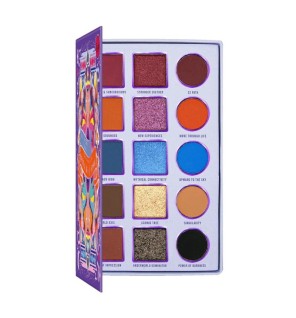 J.cat beauty palette di ombretti house of queens da 15 colori, 103 royal-tea & spade, 16 g