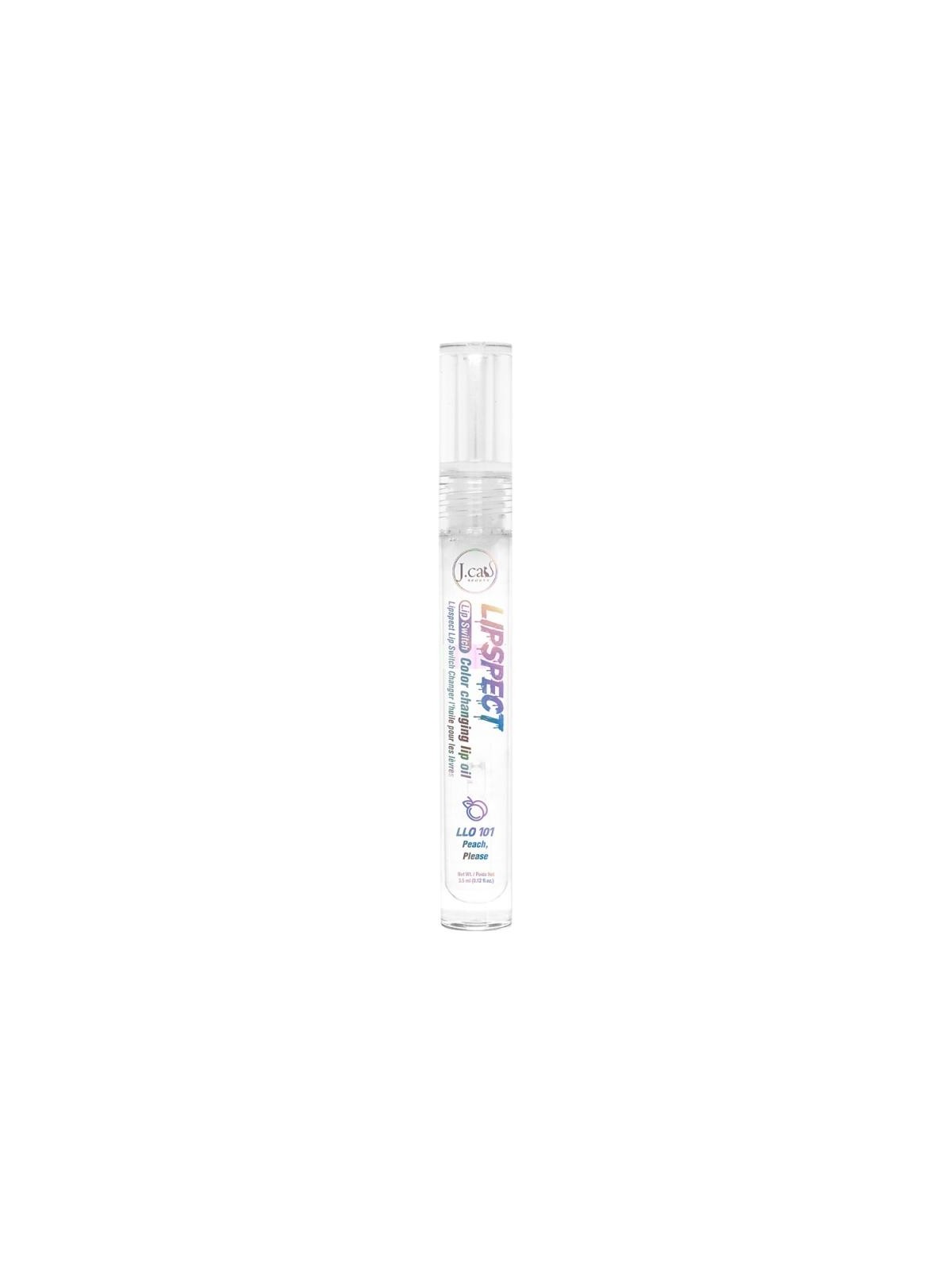 J.cat beauty lipspect lip switch olio per labbra che cambia colore lipspect 101 pesca, please 3,5 ml