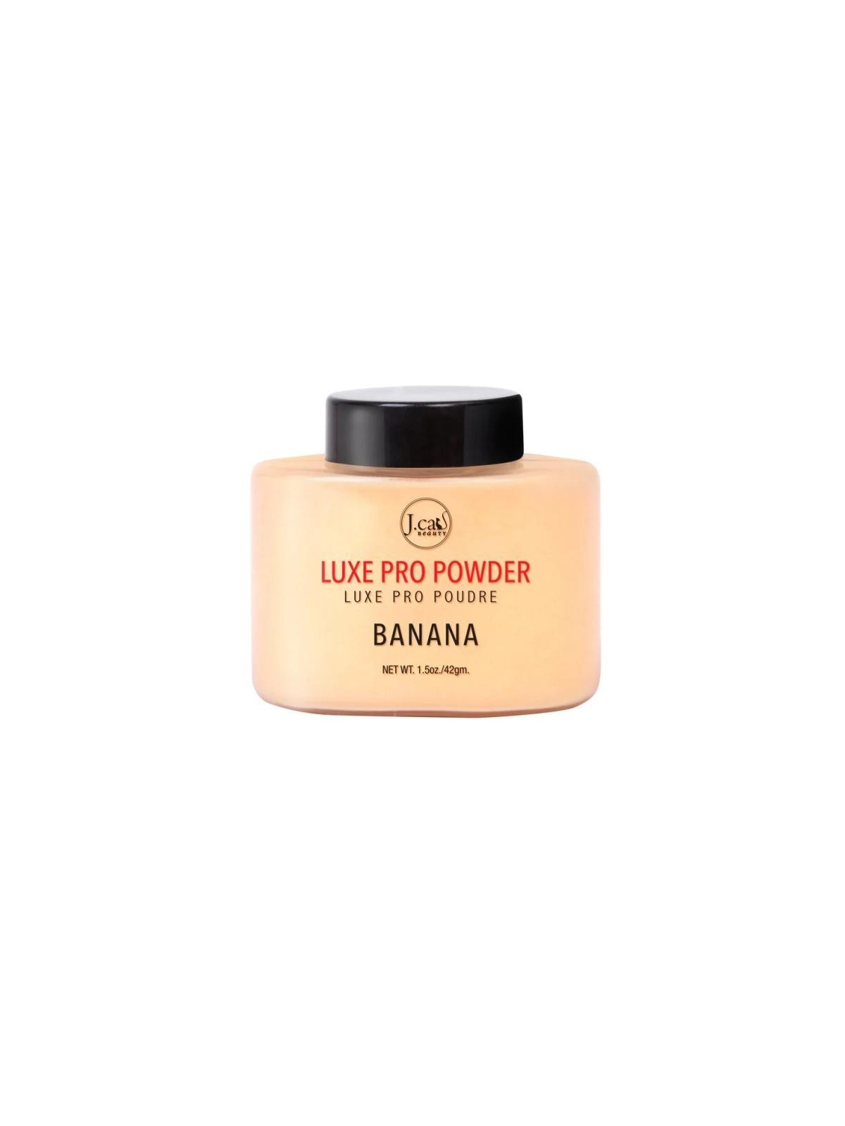 J.cat beauty cipria fissante luxe pro powder 101 banana 42 g